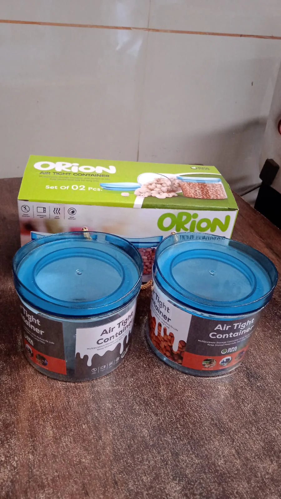 Air Tight Unbreakable Kitchen Jar Set Food Storage Containers For Dry Fruits Spices Snacks Pulses - Happy Price - Image 2