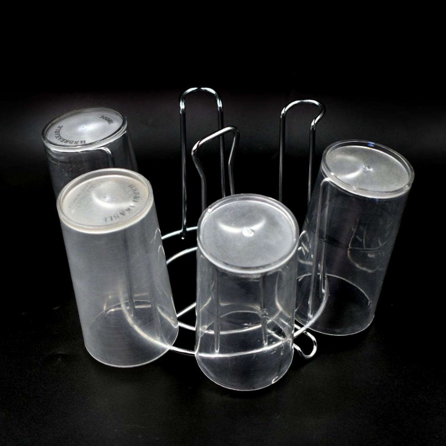 Ss Round Glass Stand Used For Holding Sensitive Glasses And All Present In All Kinds Of Kitchens Of Official And Household Places Etc. - Happy Price - Image 2