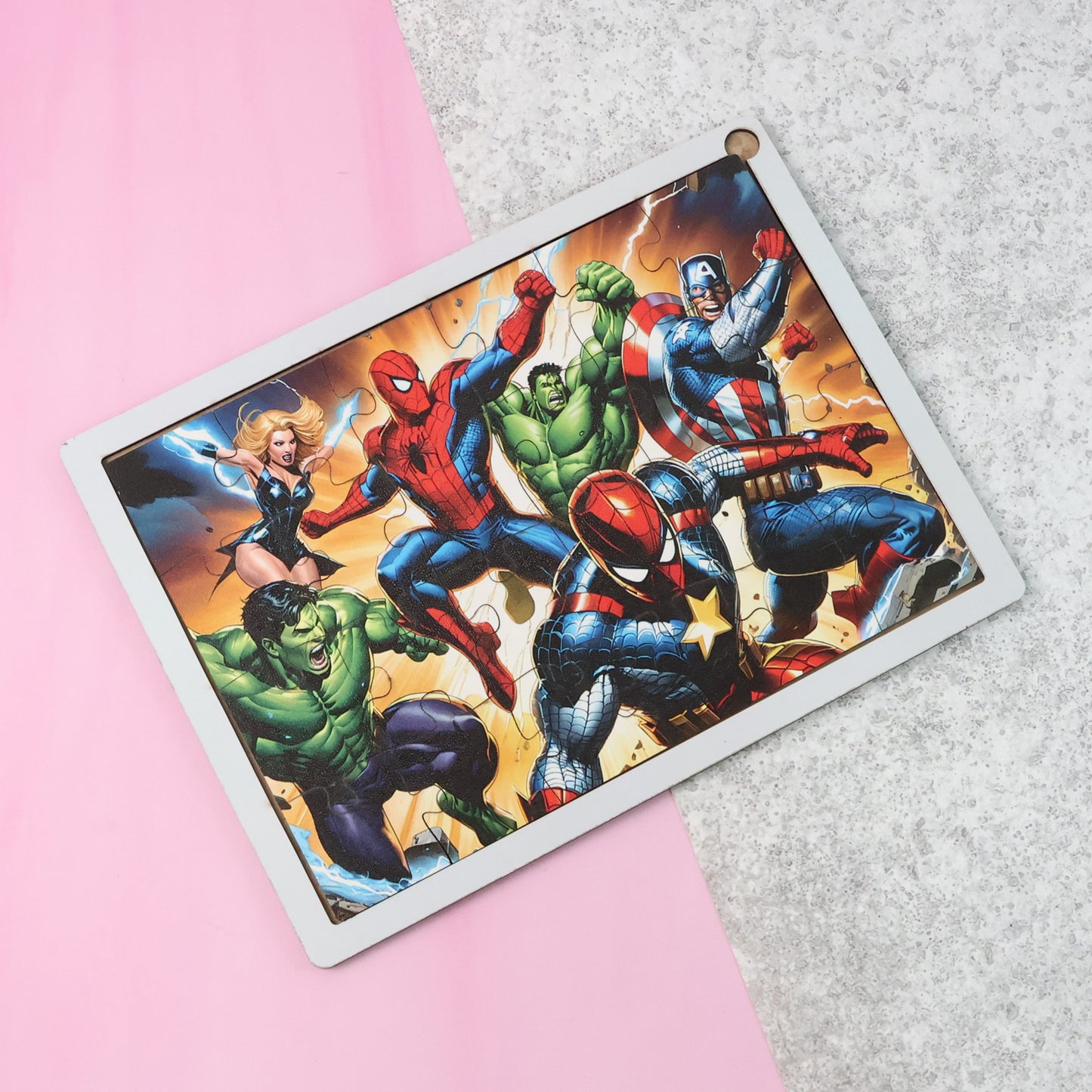 Wooden Jigsaw Puzzle Board for Kids - Assorted Cartoon & Animal Designs (1 Pc) - Happy Price - Image 4