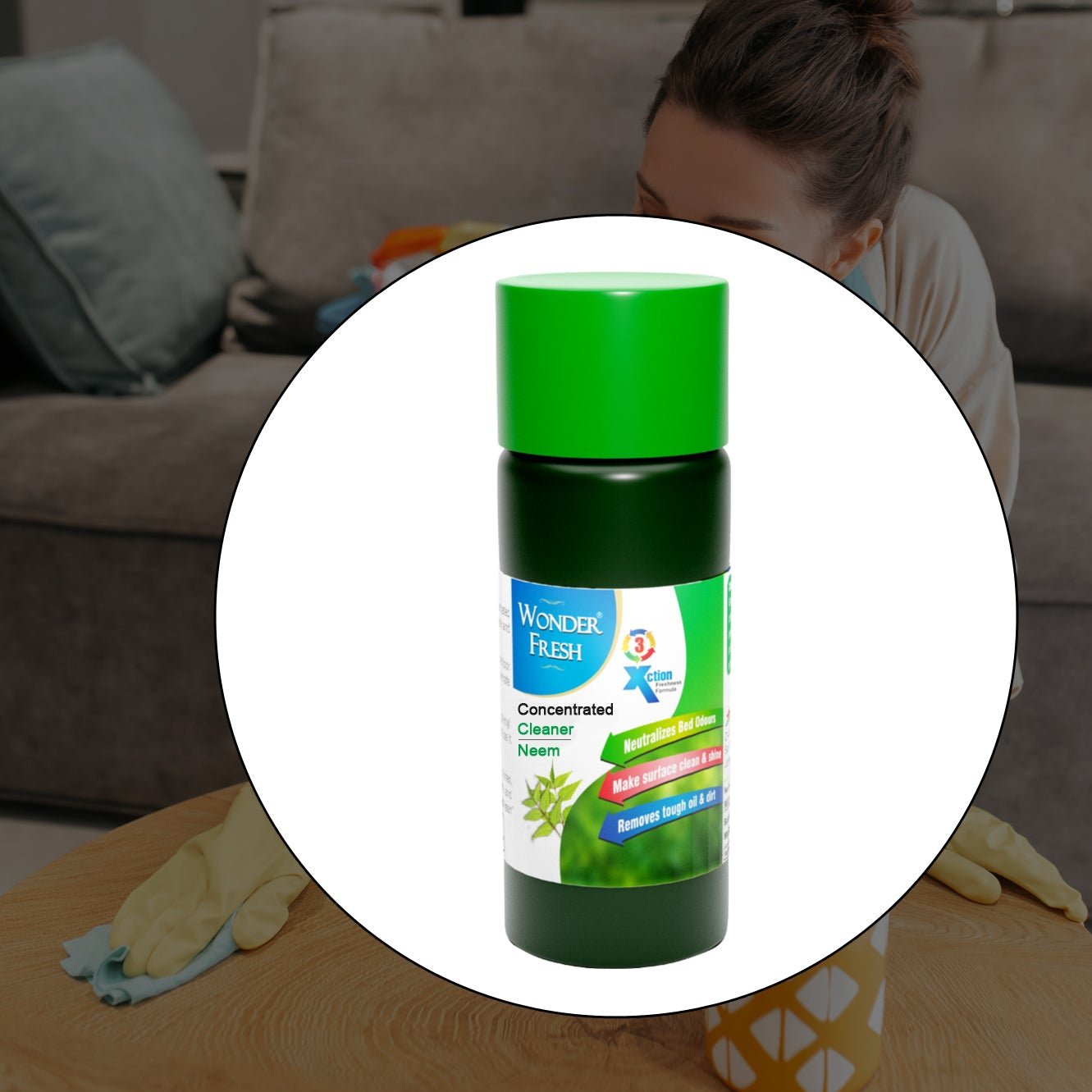 Mop Floor Surface Cleaner Liquid - Disinfectant Insect Repellent - Happy Price - Image 1