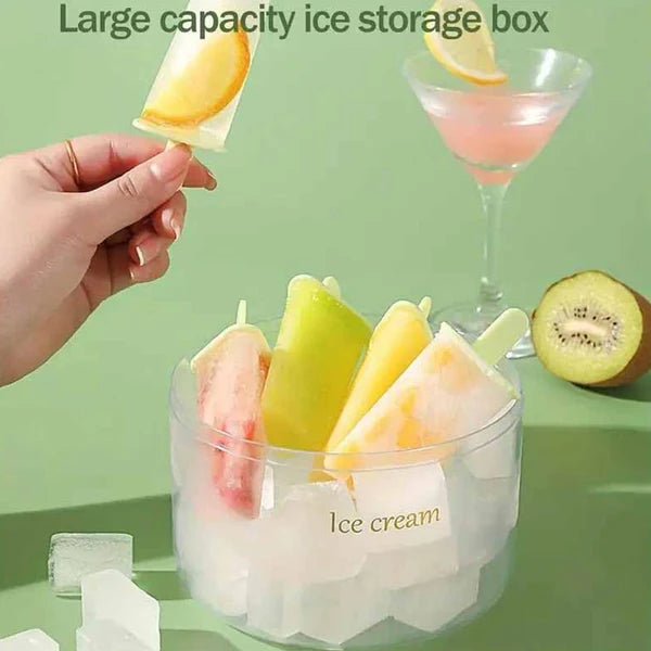 Ice Cream Candy Molds With Sticks Easy Release Summer Party Supplies Popsicles Candy Molds (8 Candy Mold Maker)