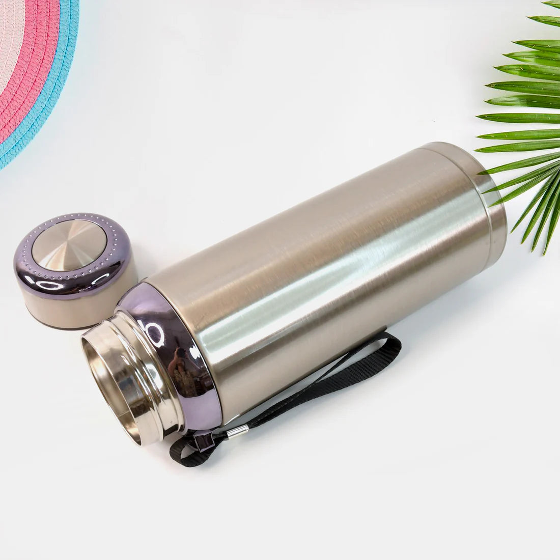 800ml Stainless Steel Water Bottle For Men Women Kids  Thermos Flask  Reusable Leak-proof Thermos Steel For Home Office Gym Fridge Travelling - Happy Price - Image 5