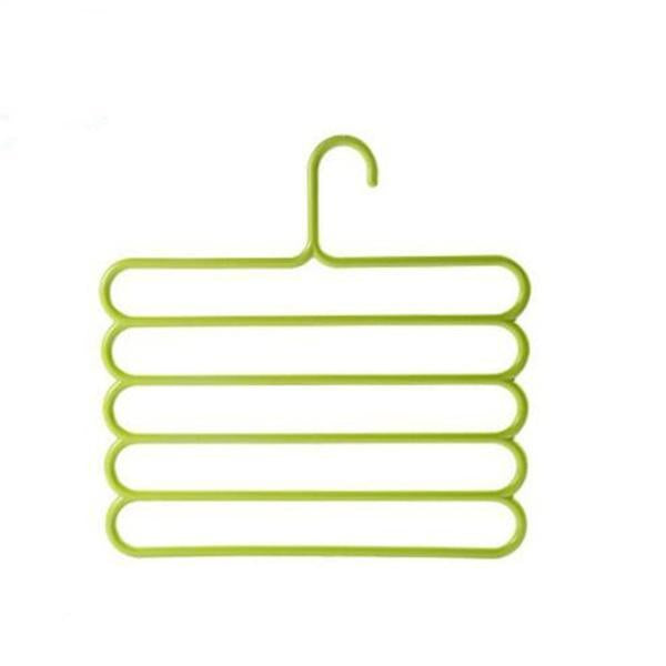5 In 1 Multipurpose Plastic Hanger Assorted (5-layer) - Happy Price - Image 1