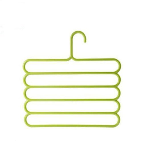 5 In 1 Multipurpose Plastic Hanger Assorted (5-layer) - Happy Price - Image 1
