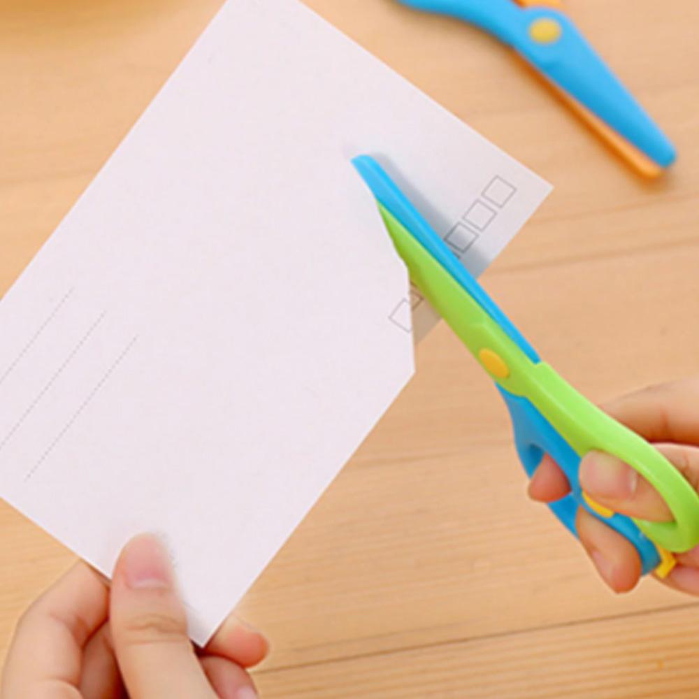 Kids Handmade Plastic Safety Scissors Safety Scissors - Happy Price - Image 2
