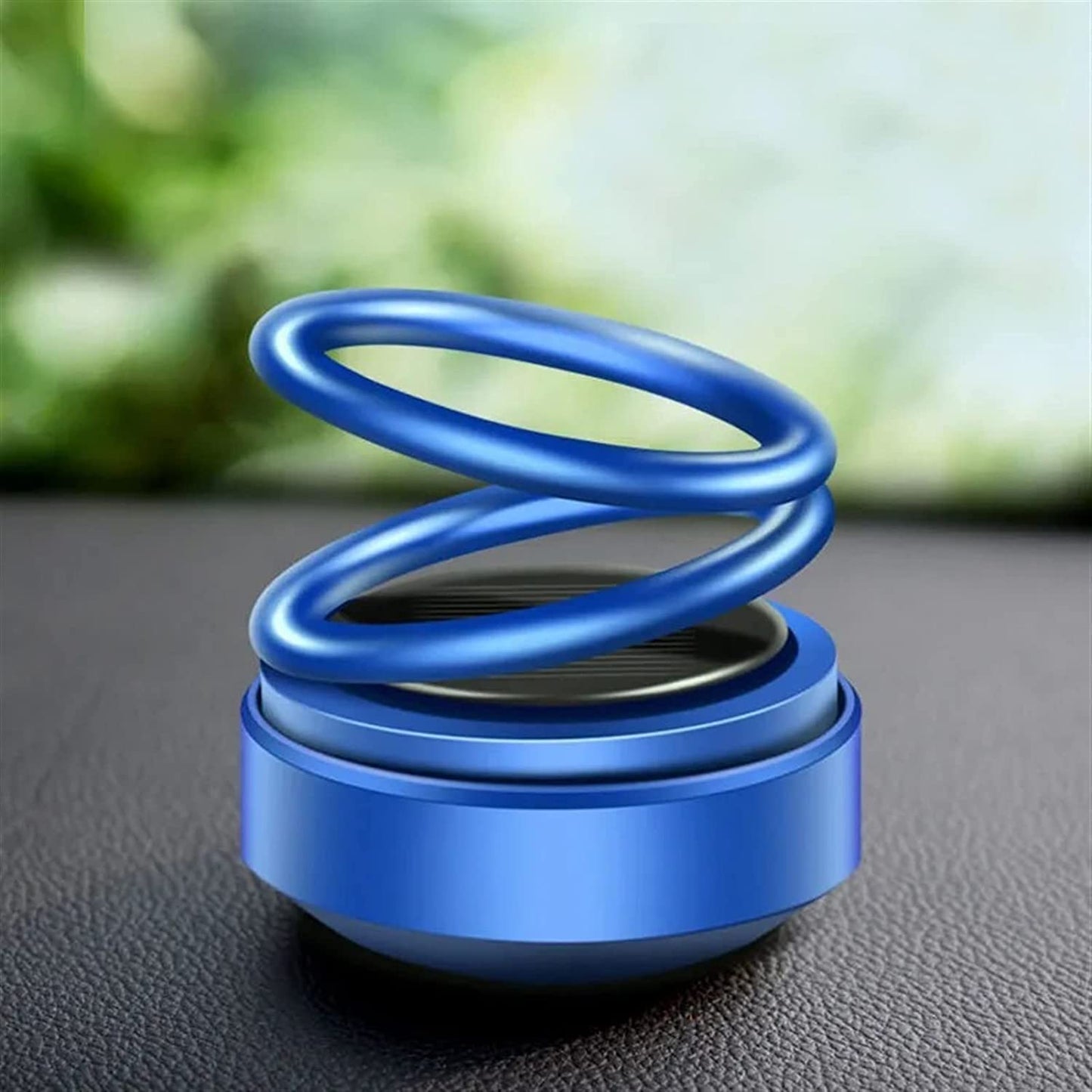 Solar Power Car Aroma Diffuser 360double Ring Rotating Design Car Fragrance Diffuser Car Perfume Air Freshener For Dashboard Home Office - Happy Price - Image 4