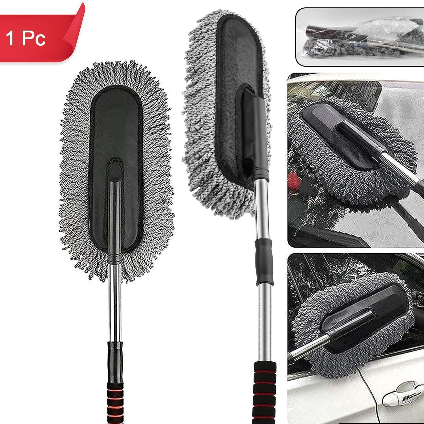 Car Dust Brush  Gentle And Efficient Cleaning Tool For Interior And Exterior (1 Pc) - Happy Price - Image 1