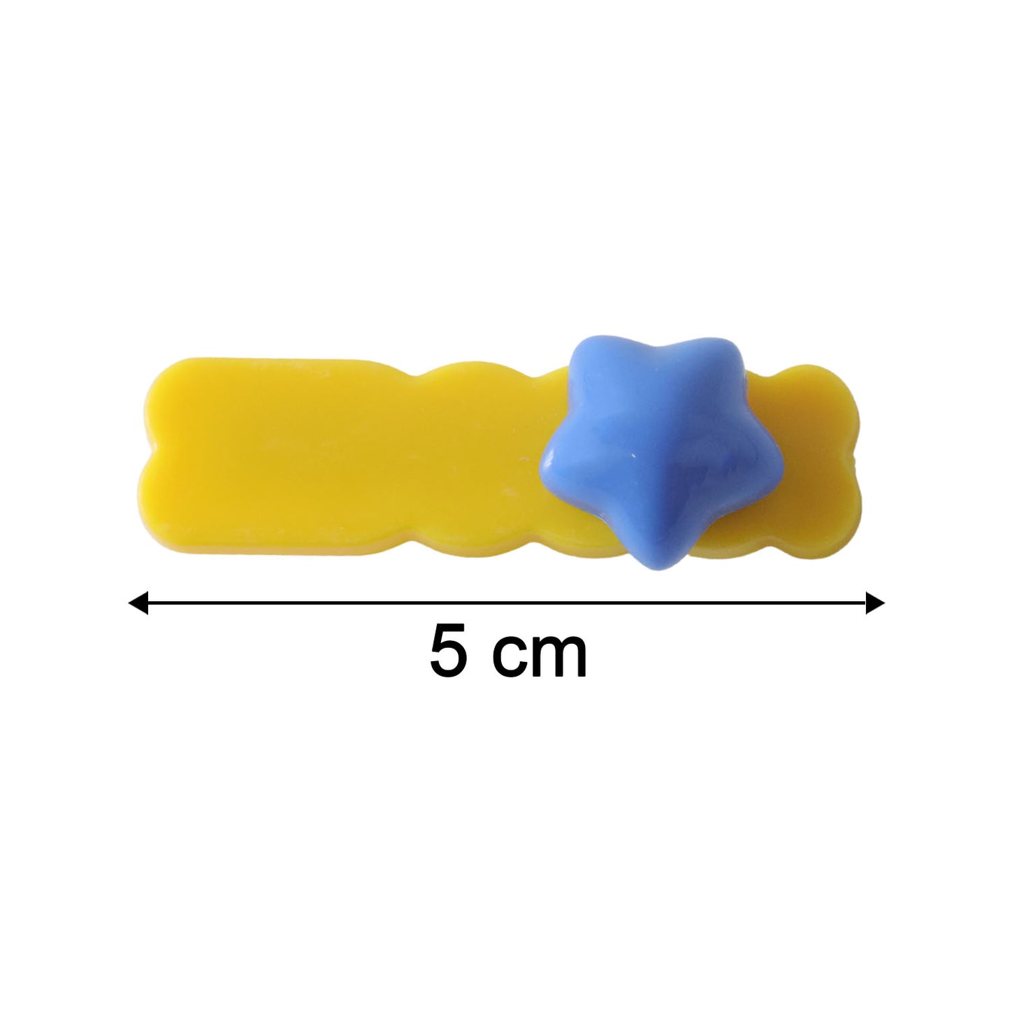 Colorful Star Design Hair Clip Set - 4 Pc - Happy Price - Image 5