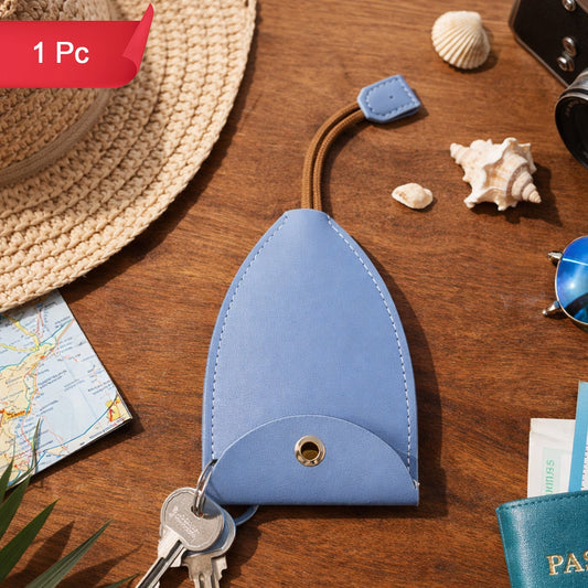 Compact Key Pouch with Wrist Strap (1 Pc) - Travel Key Organizer - Happy Price - Image 1