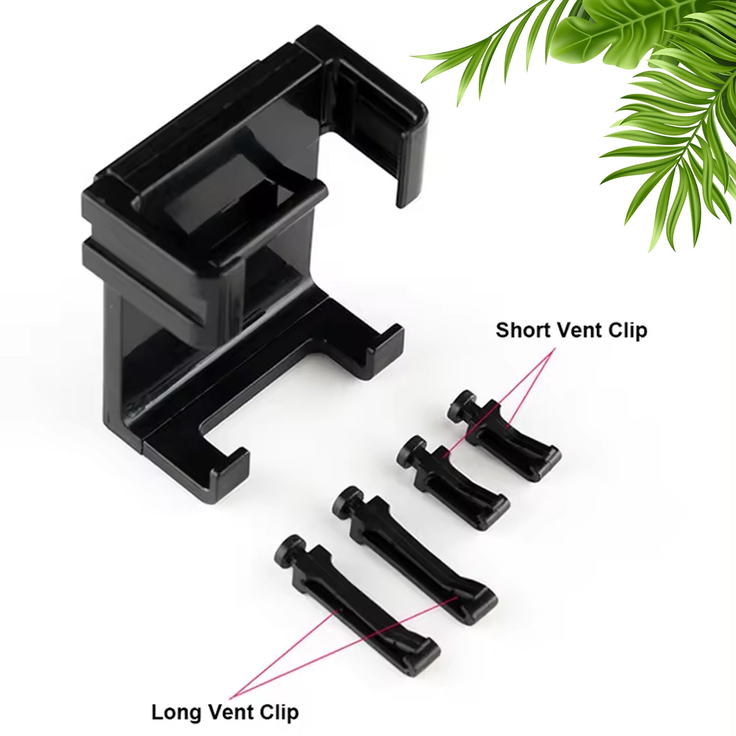 smartphone Car Phone Holder Car Air Conditioning Vent Phone Holder Holder Stand For Mobile Phone Cellphone Gps Dashboard Bracket For Car (1 Pc) - Happy Price - Image 4