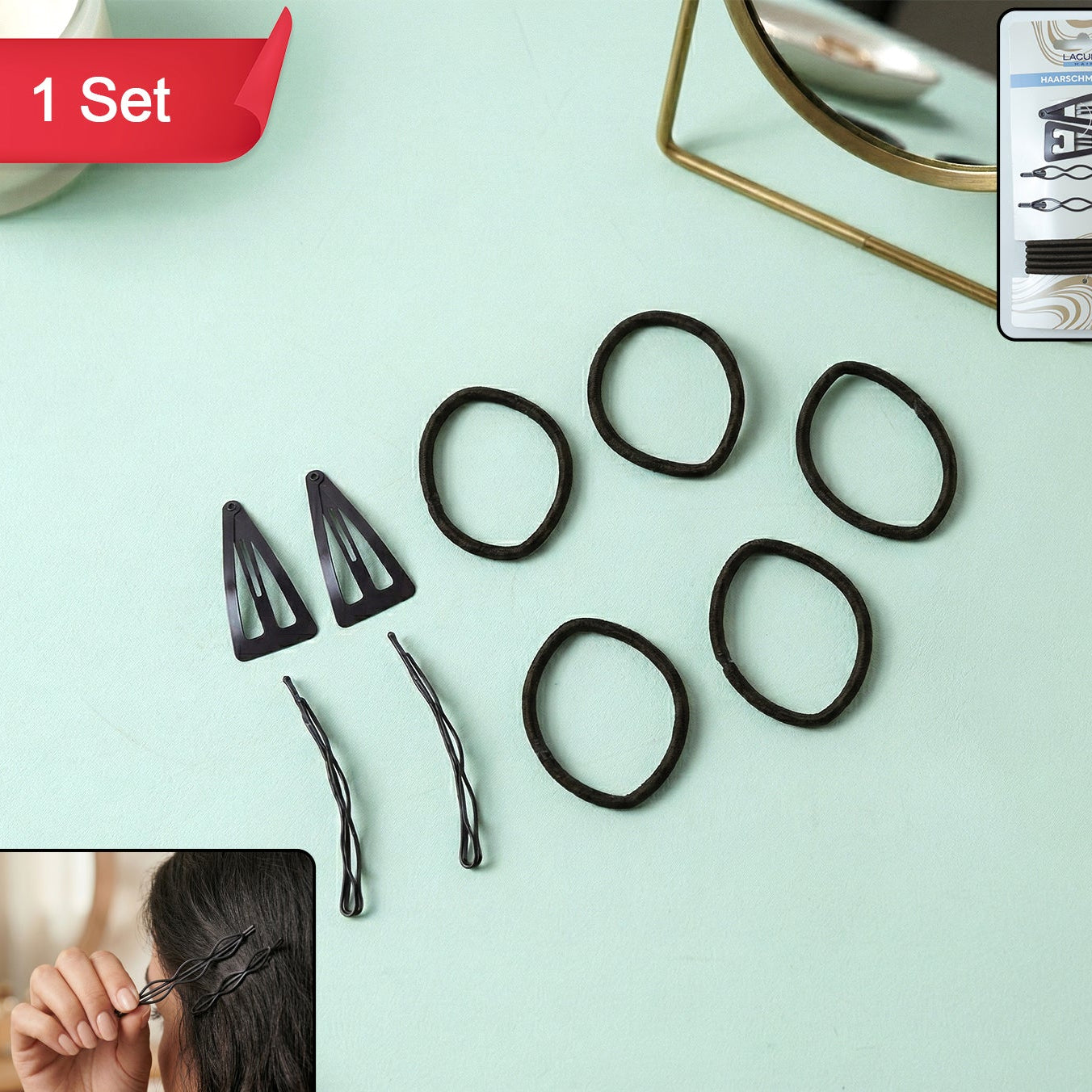Multipurpose Hair Styling Accessories Set (1 Set)