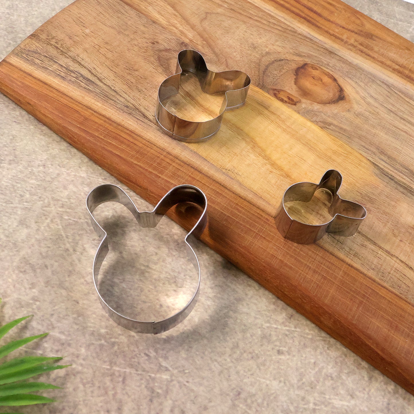 Stainless Steel House Shape Cookie Cutters - 3 Pc Mix Design Set - Happy Price - Image 3