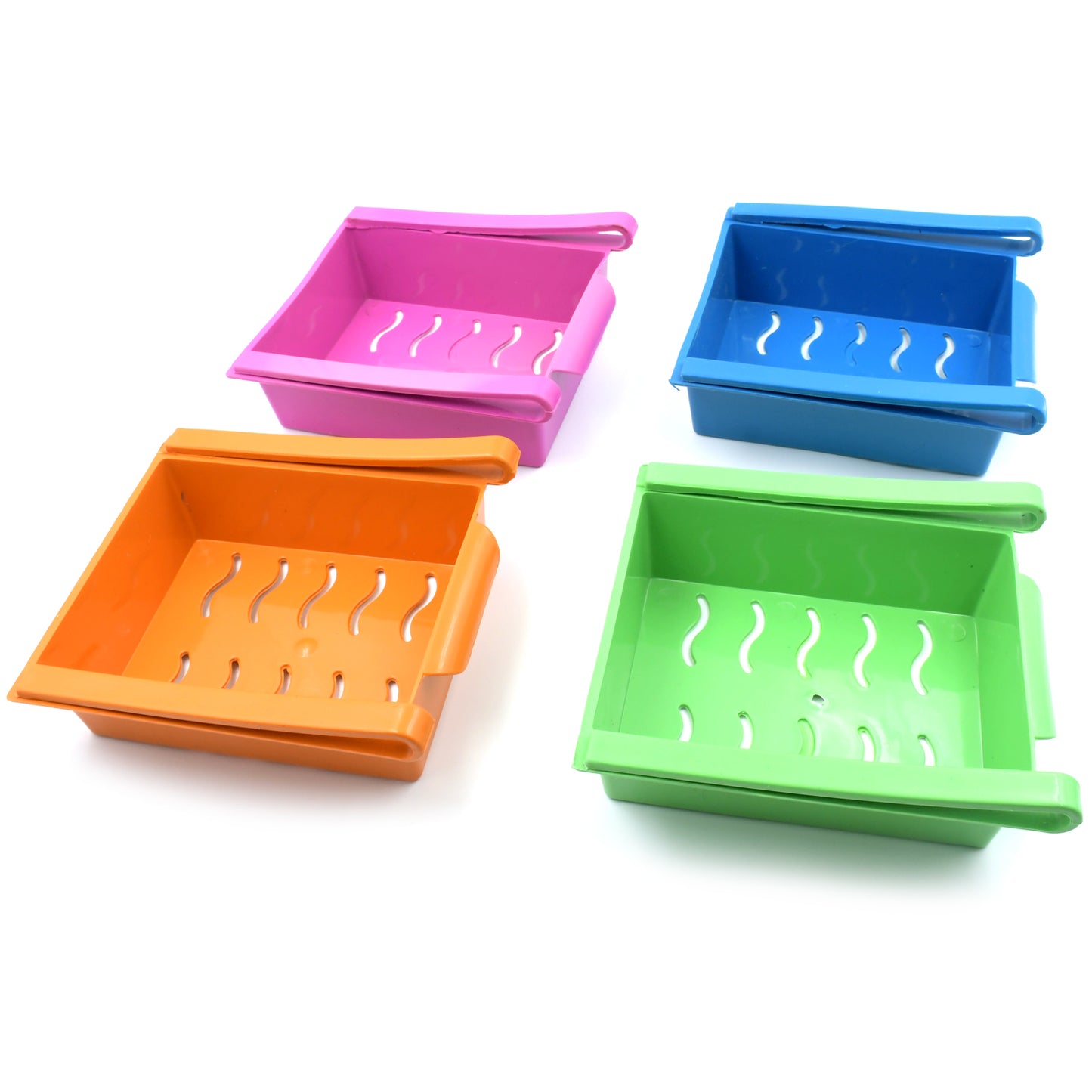 Adjustable Refrigerator Storage Organizer Drawers (4 Pc) - Happy Price - Image 2