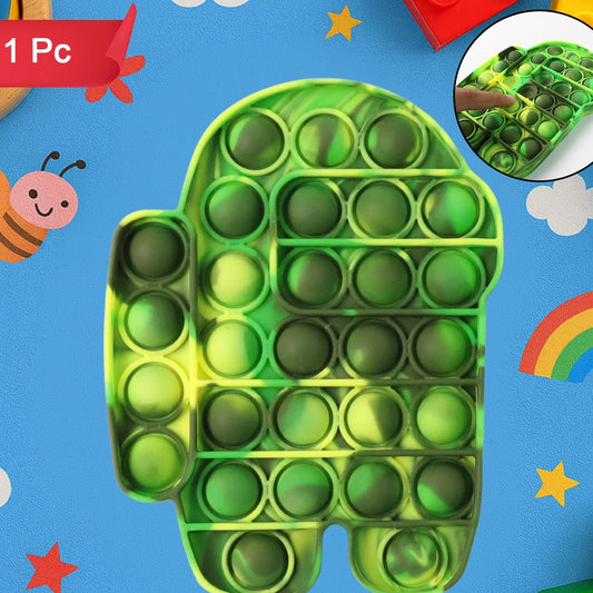 Astronaut Silicone Pop It Fidget Toy for Stress Relief - 1 Pc - Happy Price - Image 1