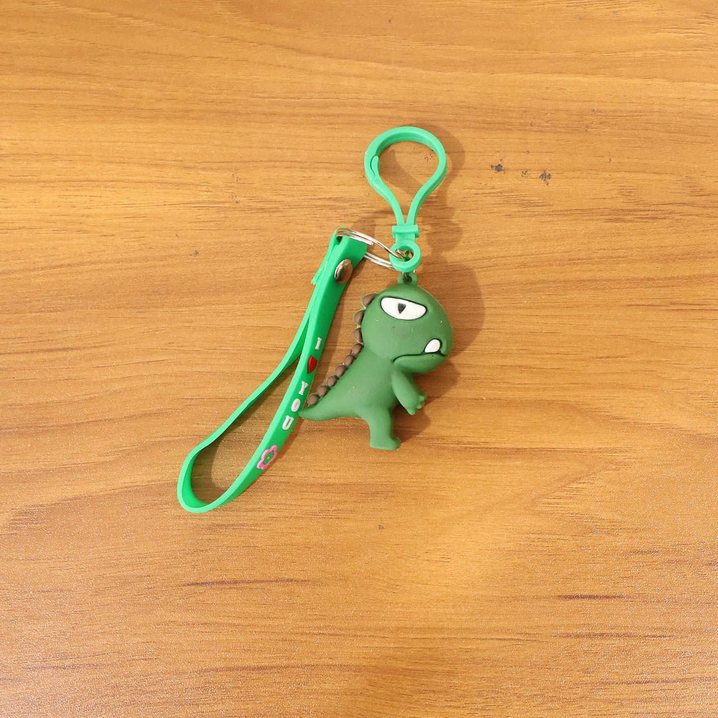 Cute Dinosaur Silicone Wrist Loop Keychain (1 Pc) - Happy Price - Image 7