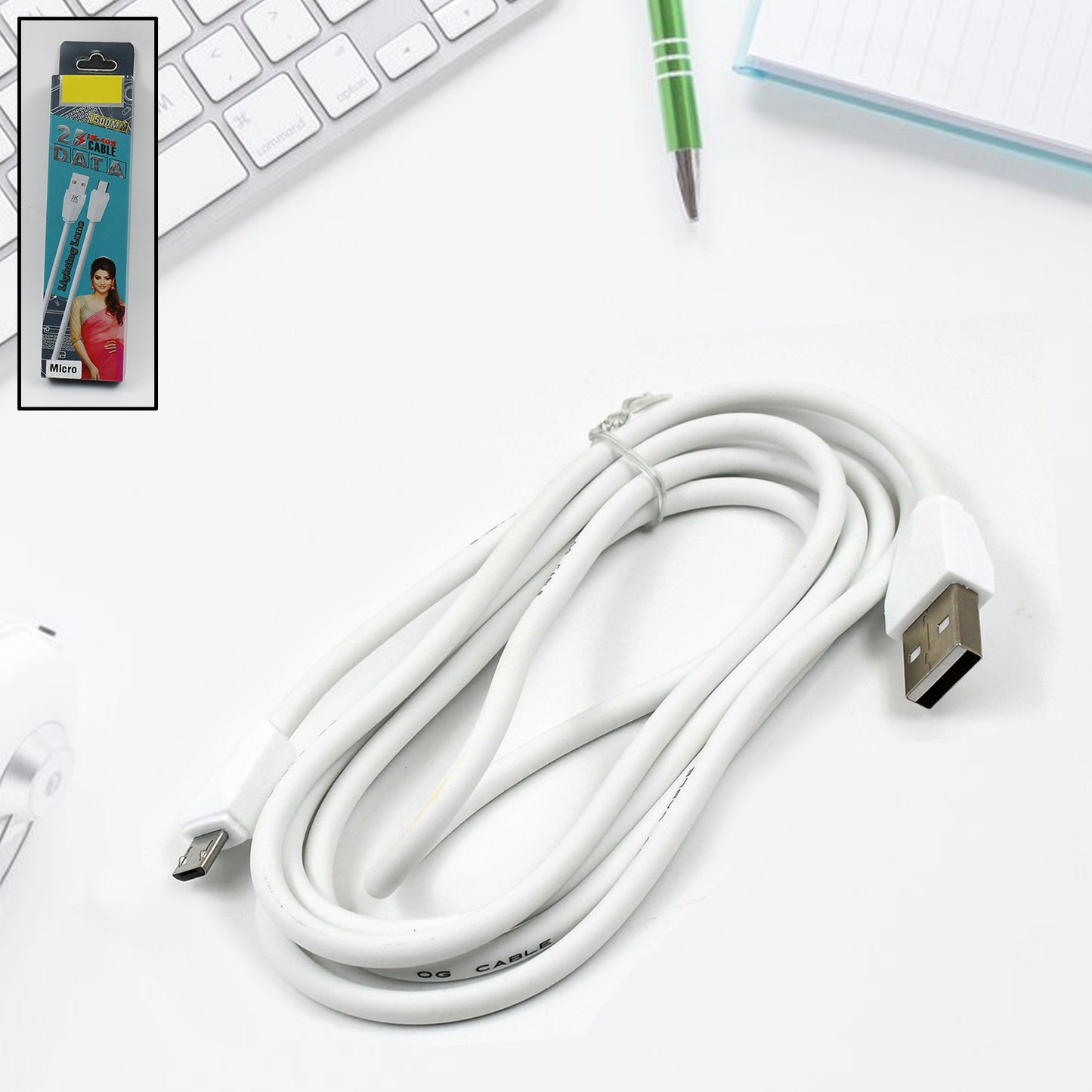 Fast Charging For Android Micro Cable (1500 Mm) - Happy Price - Image 2