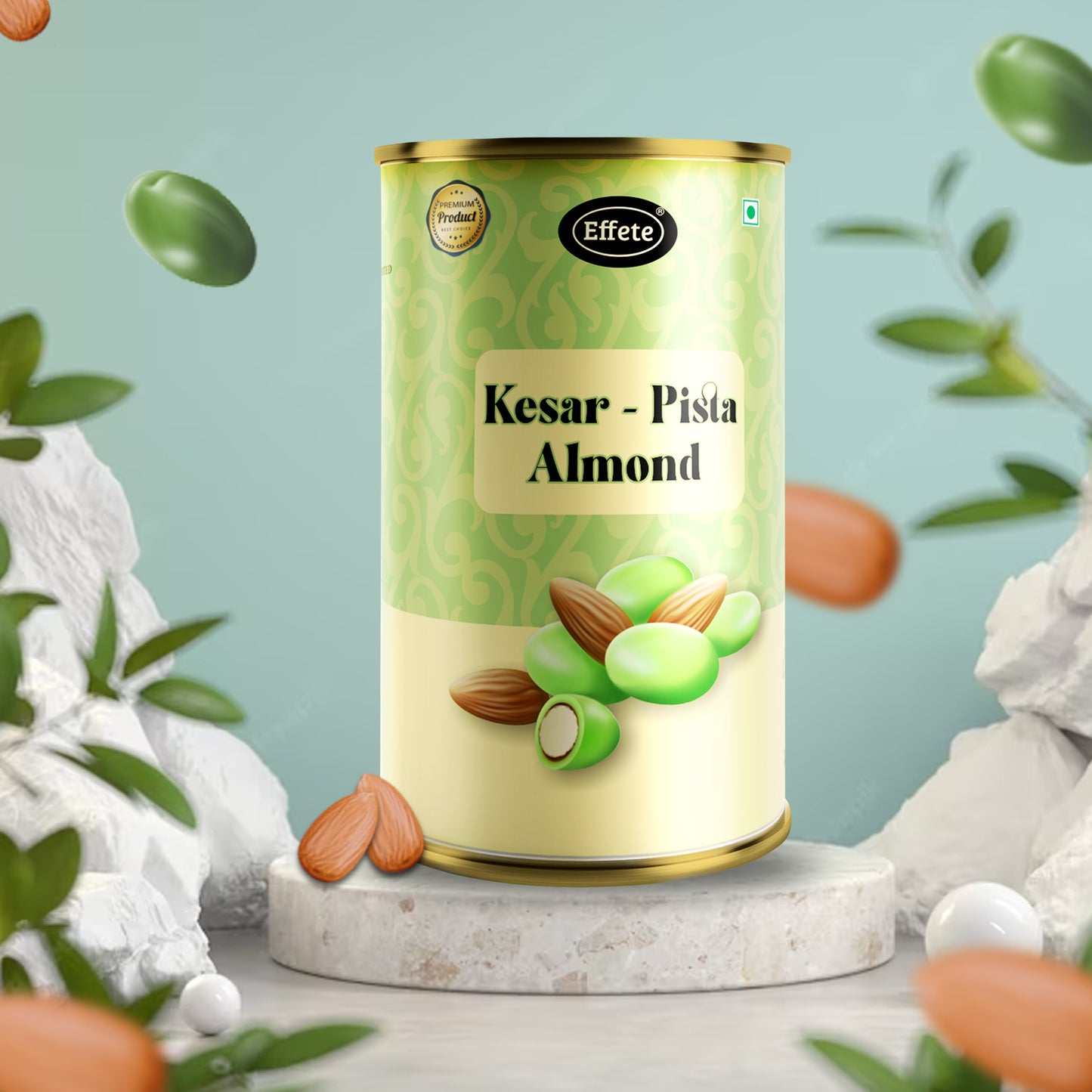 Effete Kesar-pista Almonds Chocolate (96 G) - Happy Price - Image 4