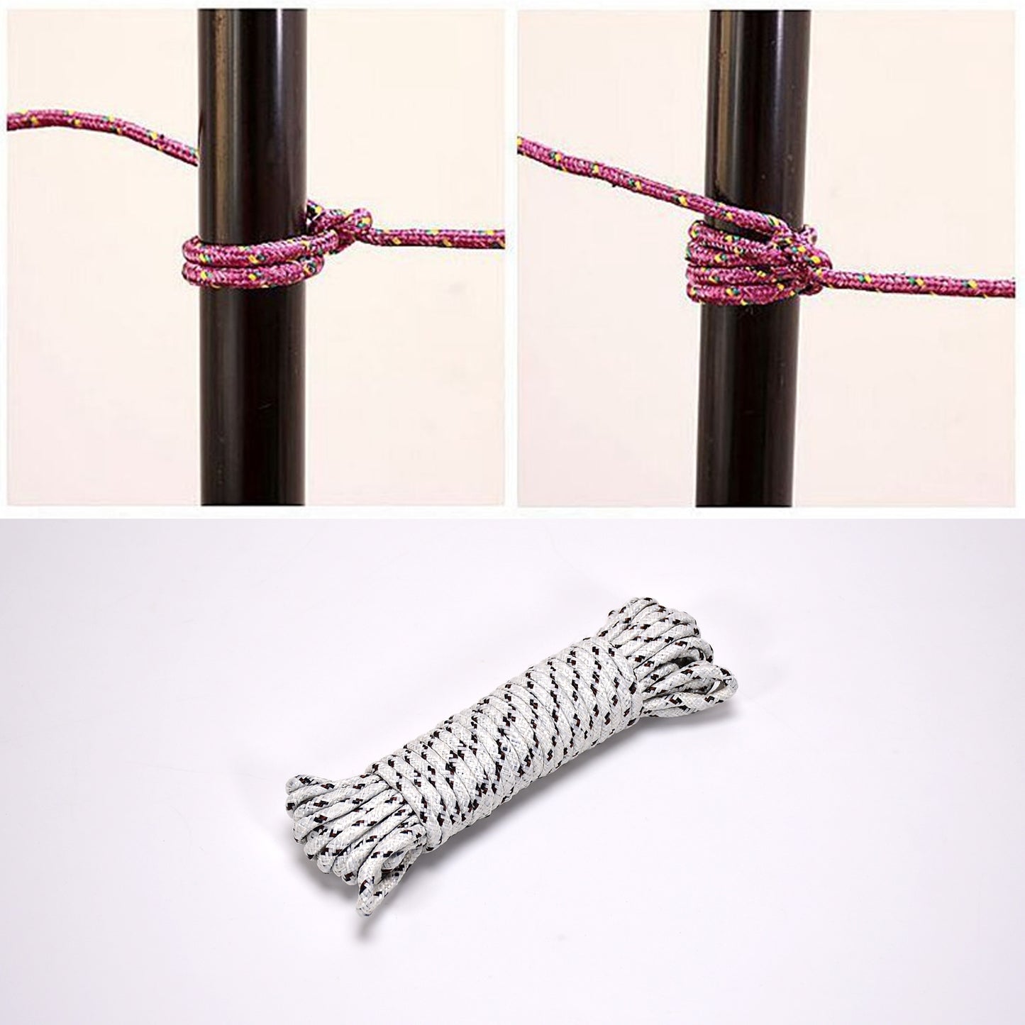 10 Meter Heavy Duty Laundry Drying Clothesline Rope Portable Travel Nylon Cord Sturdy Clothes Line For Outdoor Camping Indoor Crafting Art Projects - Happy Price - Image 7