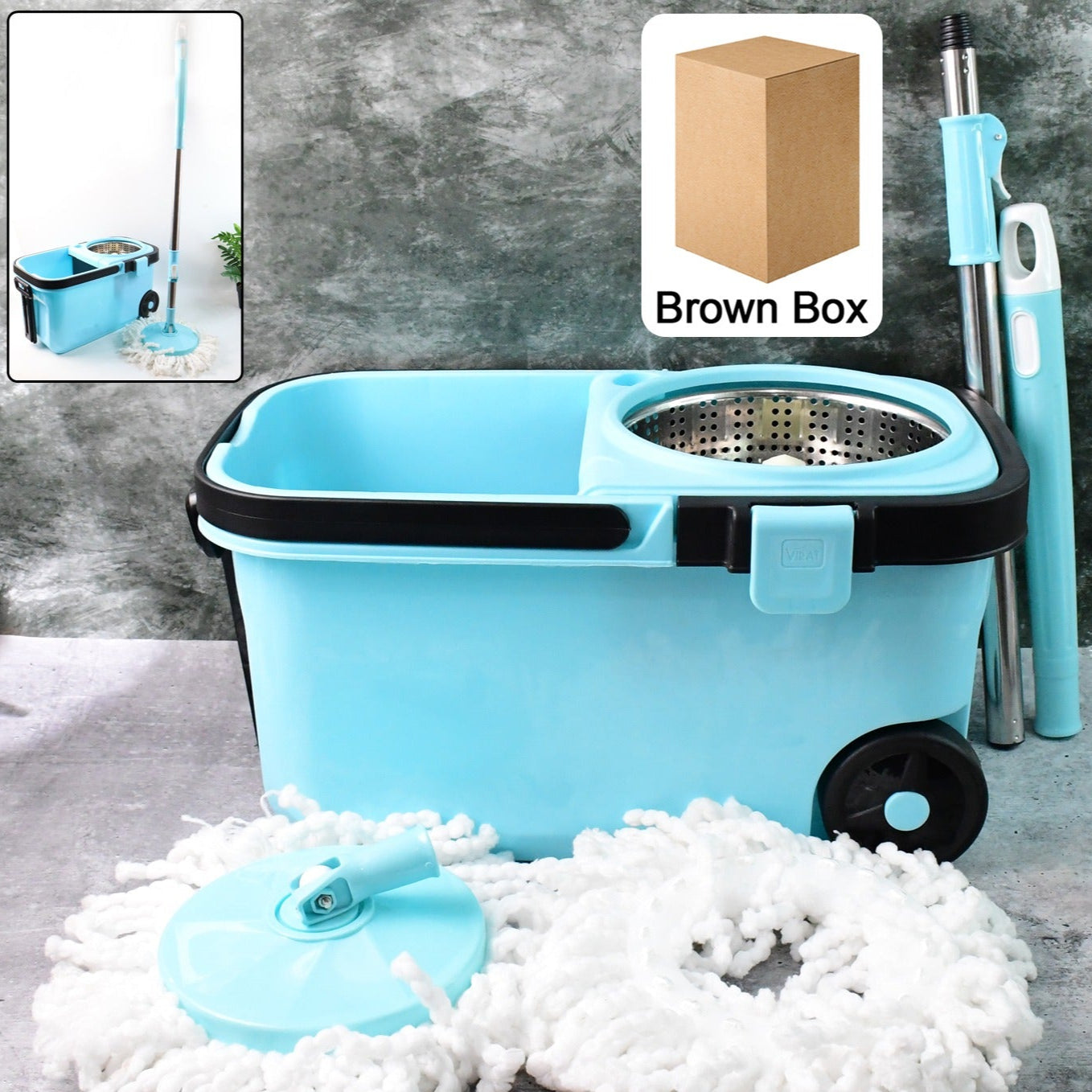 Premium 360 Spin Cleaning Mop Set - Happy Price - Image 1