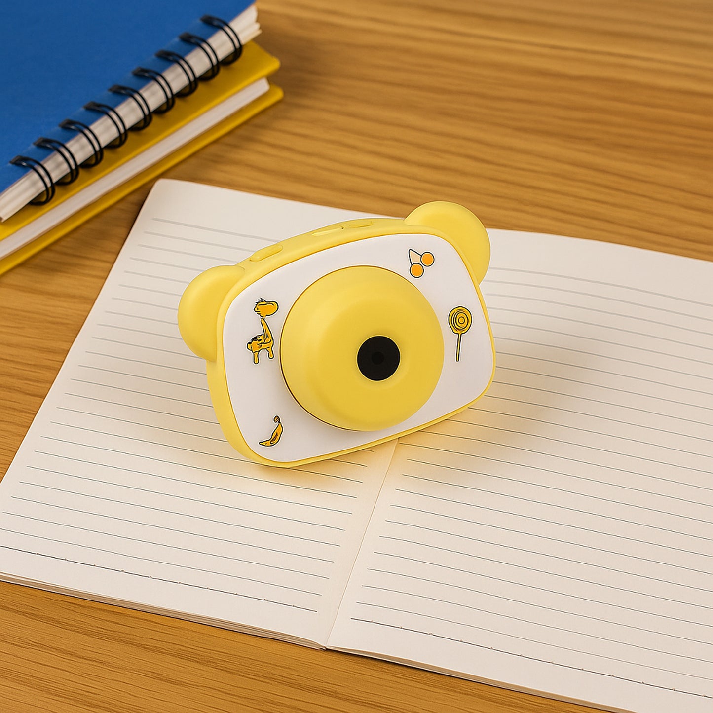 Cute Bear-shaped Mini Rechargeable Fan (1 Pc) - Happy Price - Image 6