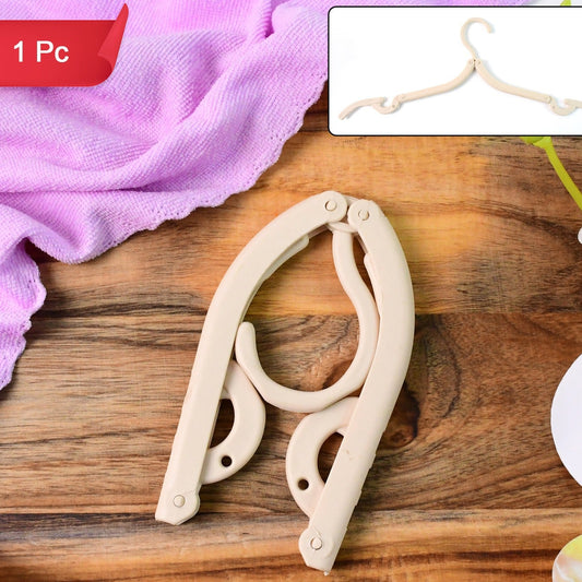 Portable Folding Clothes Hangers - Compact & Lightweight for Travel (1 Pc) - Happy Price - Image 1