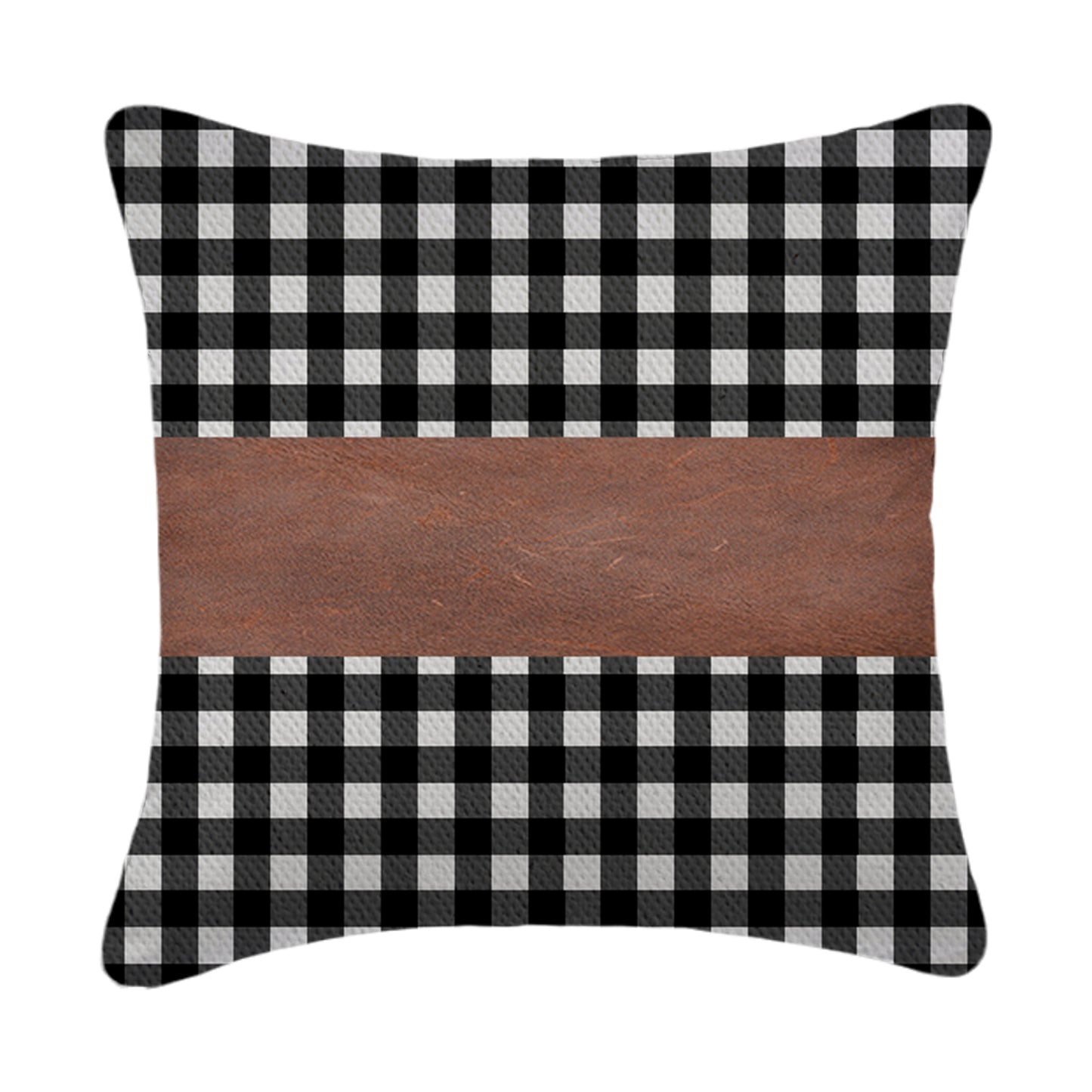 Pillow Covers Leather  Cotton Cushion Covers (17  17 Inch  1 Pair  2 Pc) - Happy Price - Image 4