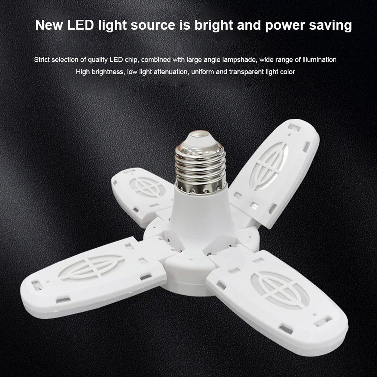 Fan Blade Led Bulb 28v Foldable Led Blade Fan Bulb ( 1 Pc ) - Happy Price - Image 7