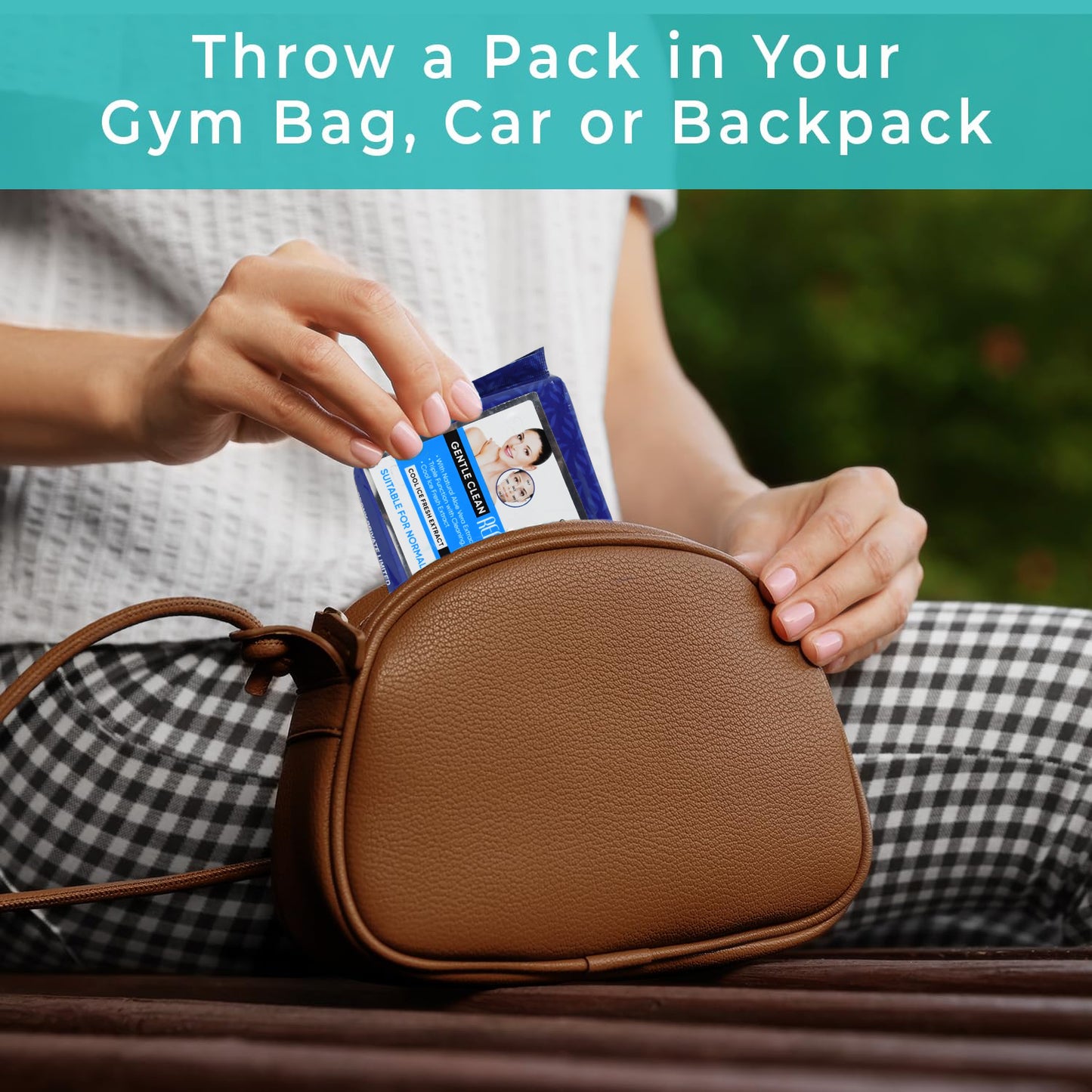 Refreshing Wet Wipes For Face  Facial Cleansing  Refreshing  Skin Hydration Soothing For Skin  Ph Balance  Alcohol Free  Nourishing With Fruit Extract  25 Wipes - Happy Price - Image 5