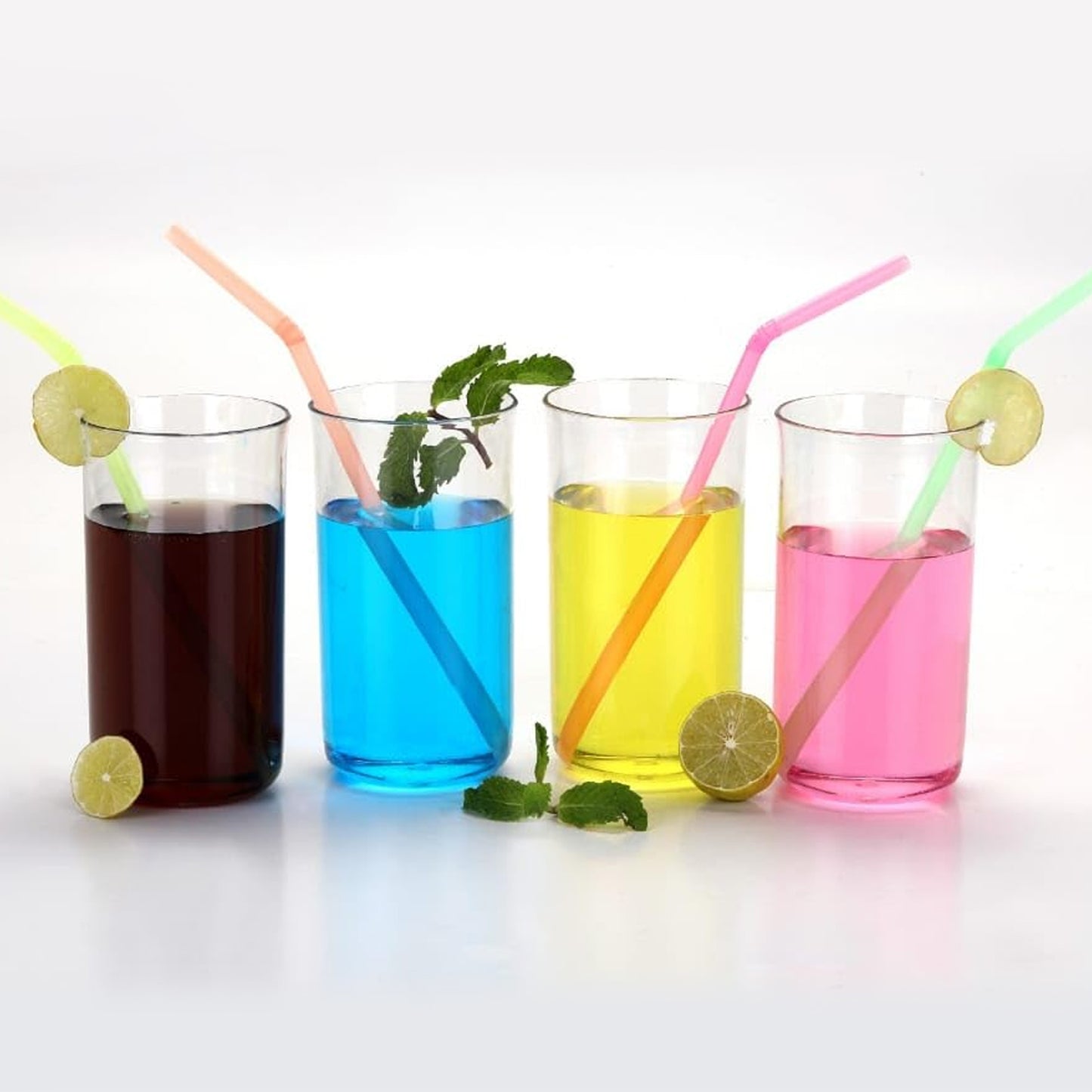 Glossy Plastic Tumbler Set - 6 Pcs, 300 Ml Each - Happy Price - Image 6