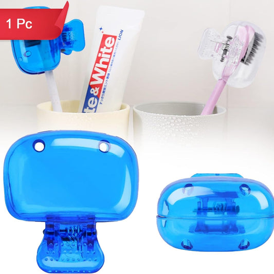 Plastic Toothbrush Head Cover Cap (1 Pc) - Happy Price - Image 1