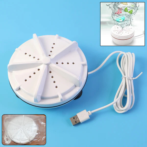 USB Turbine Washing Machine for Clothes - Portable & Compact - Happy Price - Image 6