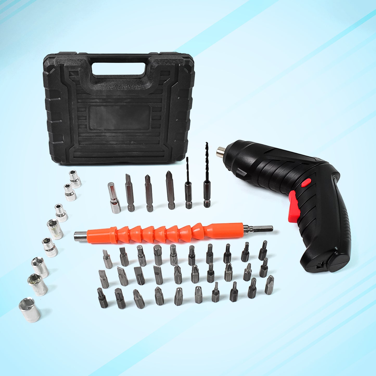 Small Screwdriver With Led Light Screwdrivers Bit Set (48 Pcs Set) - Happy Price - Image 2