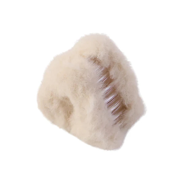 Fluffy Plush Hair Claw Clip - 1 Piece - Happy Price - Image 2