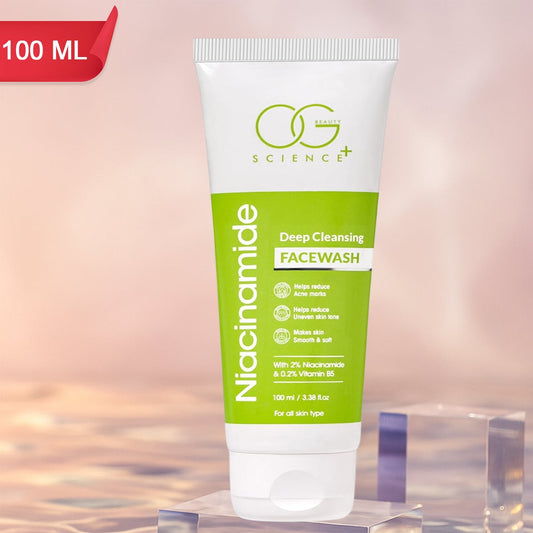 Niacinamide Deep Cleansing Facewash with Vitamin B5 - 100ml - Happy Price - Image 1