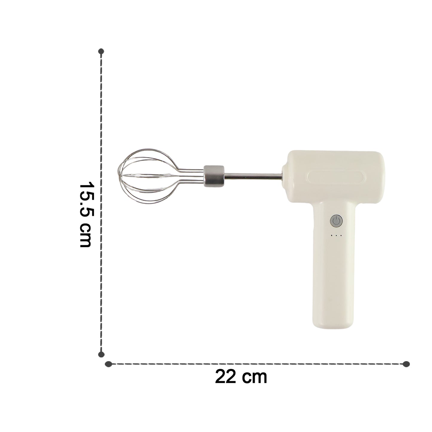 Cordless Electric Whisk & Egg Beater - 1 Pc Rechargeable Hand Mixer - Happy Price - Image 6
