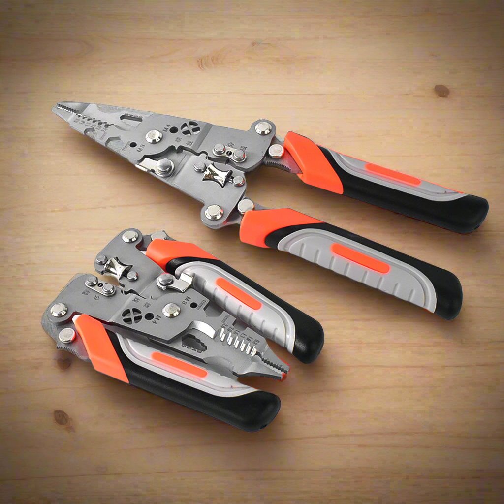 8-in-1 Multi-Tool Wire Stripper Pliers with Comfortable Grip - Happy Price - Image 1