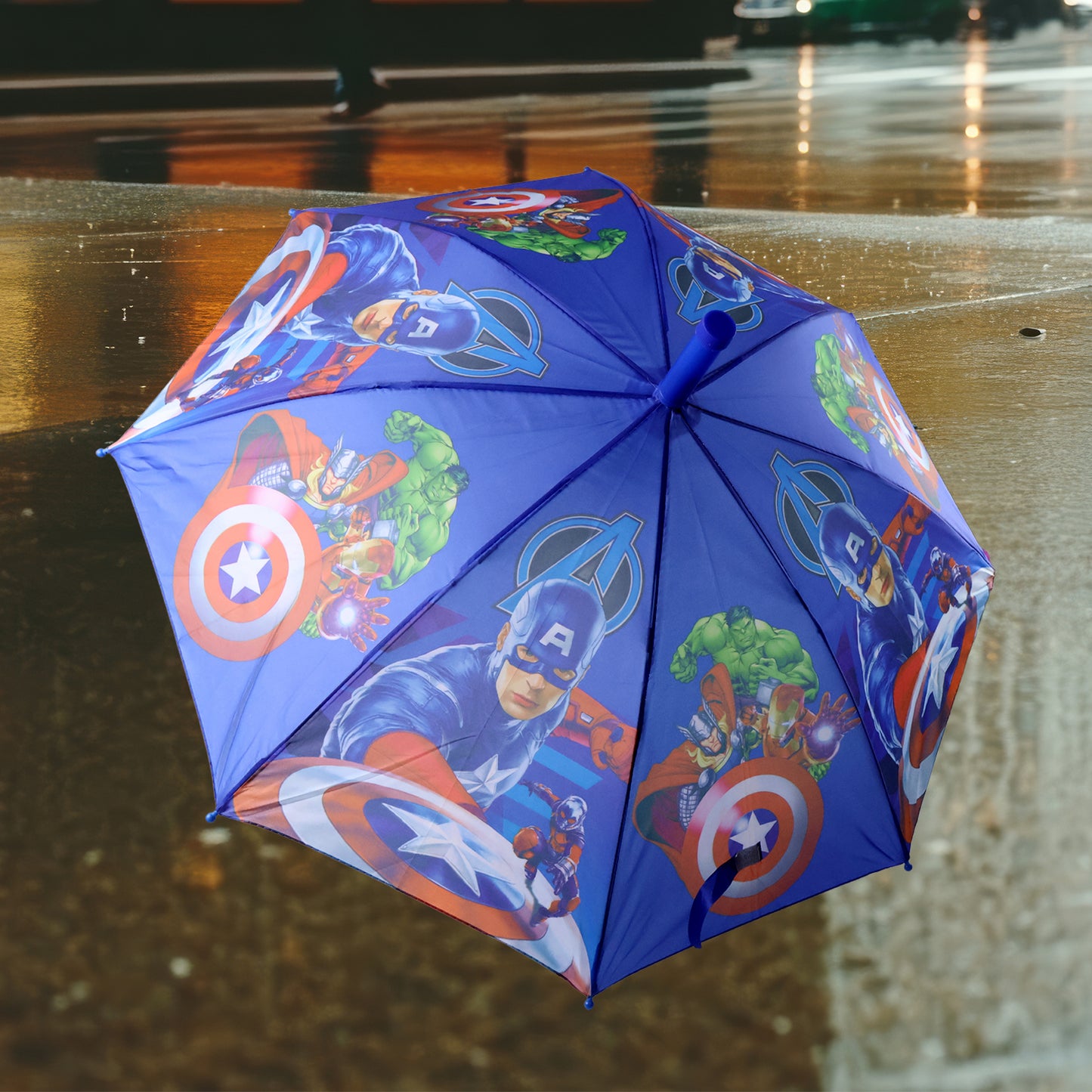 Umbrella With Handle And Lightweight Safety Round Plastic Cap - Happy Price - Image 5