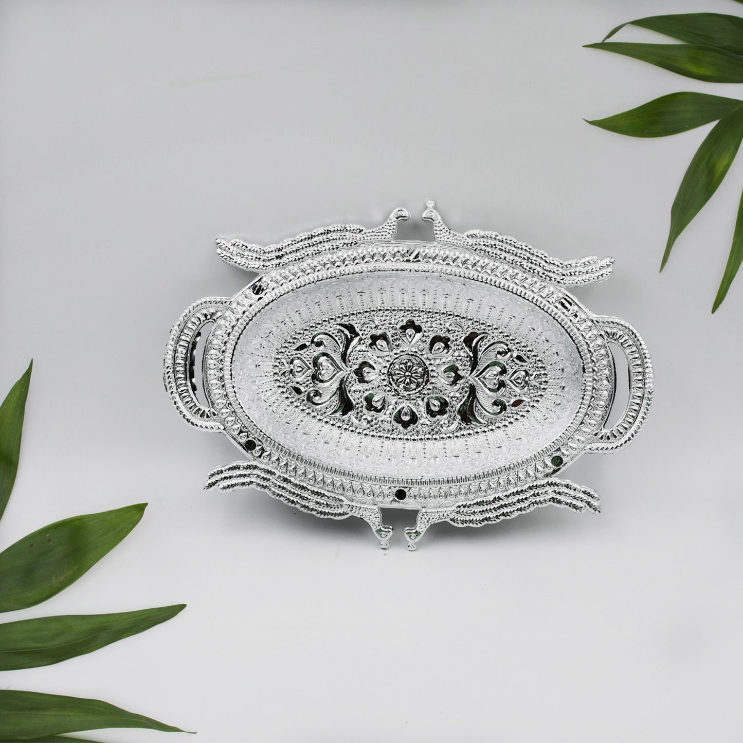 Decorative Mukhwas Serving Tray Serving Mukhwas Plate Fancy Candy Tray Dry Fruit Serving Tray - Happy Price - Image 3