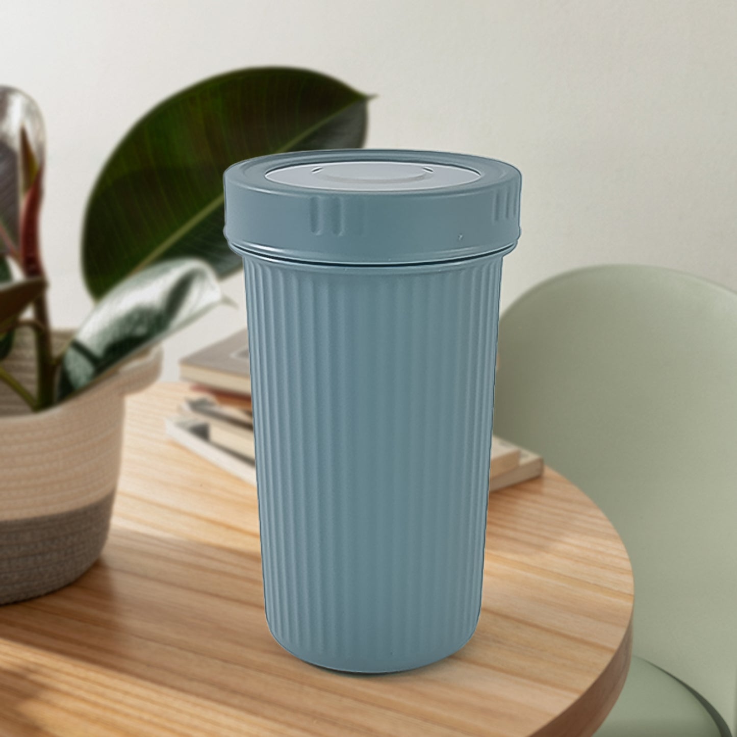 Apex Double Wall Inner Steel Travel Glass (500ml) Approx (1 Pc  Mix Color) - Happy Price - Image 2