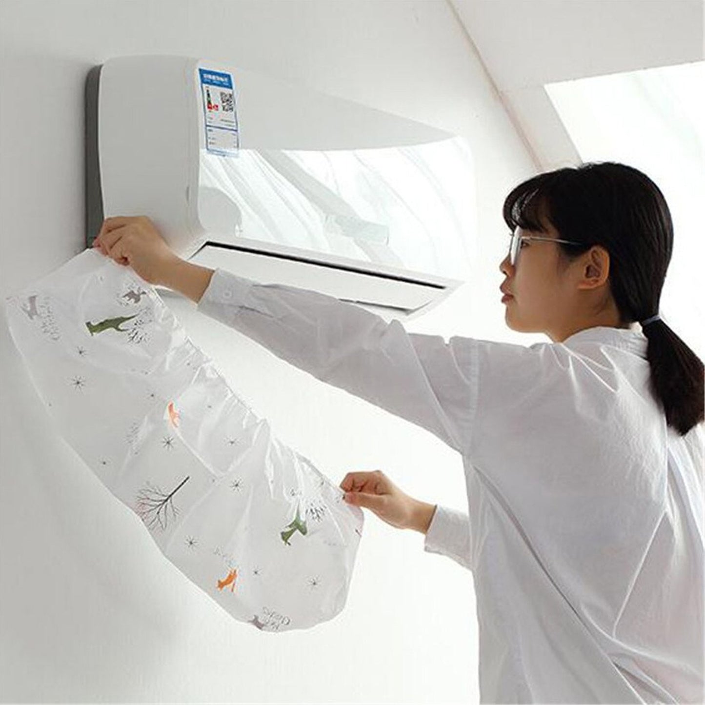 Air Conditioning Dust Cover Waterproof Folding Ac Cover - Happy Price - Image 2
