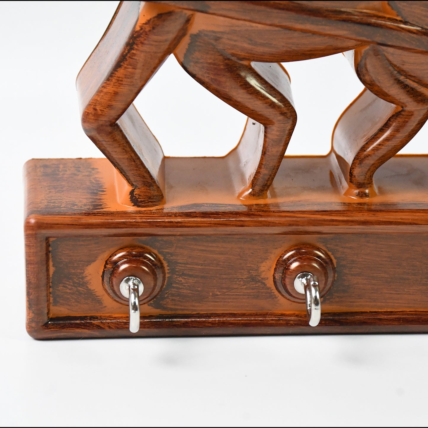 Plastic Rath Design Plastic 6 Hook Key Holder (1 Pc) - Happy Price - Image 3