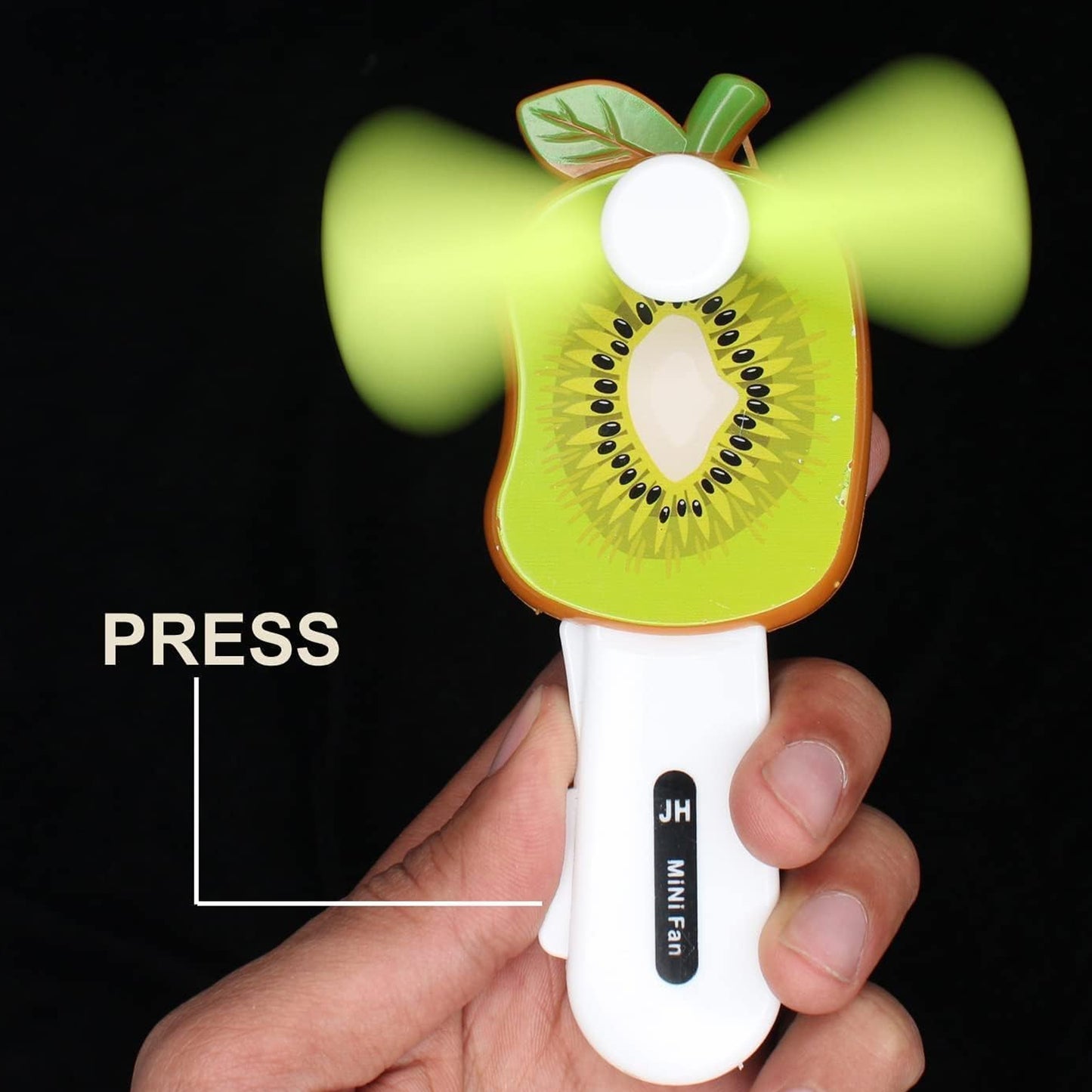 Kids' Fruit-Shaped Hand-Press Mini Fan (1 Pc, Assorted Designs) - Happy Price - Image 7