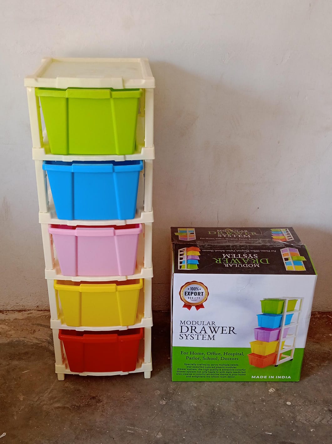 Multipurpose Modular Drawer Organizer Storage Box - 5 Layers - Happy Price - Image 2