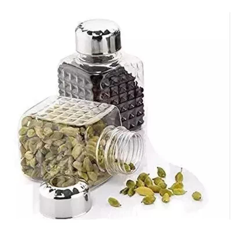 All New Square 24 Bottle Design 360 Degree Revolving Spice Rack Container Condiment Pieces Set Square Small Container - Happy Price - Image 3