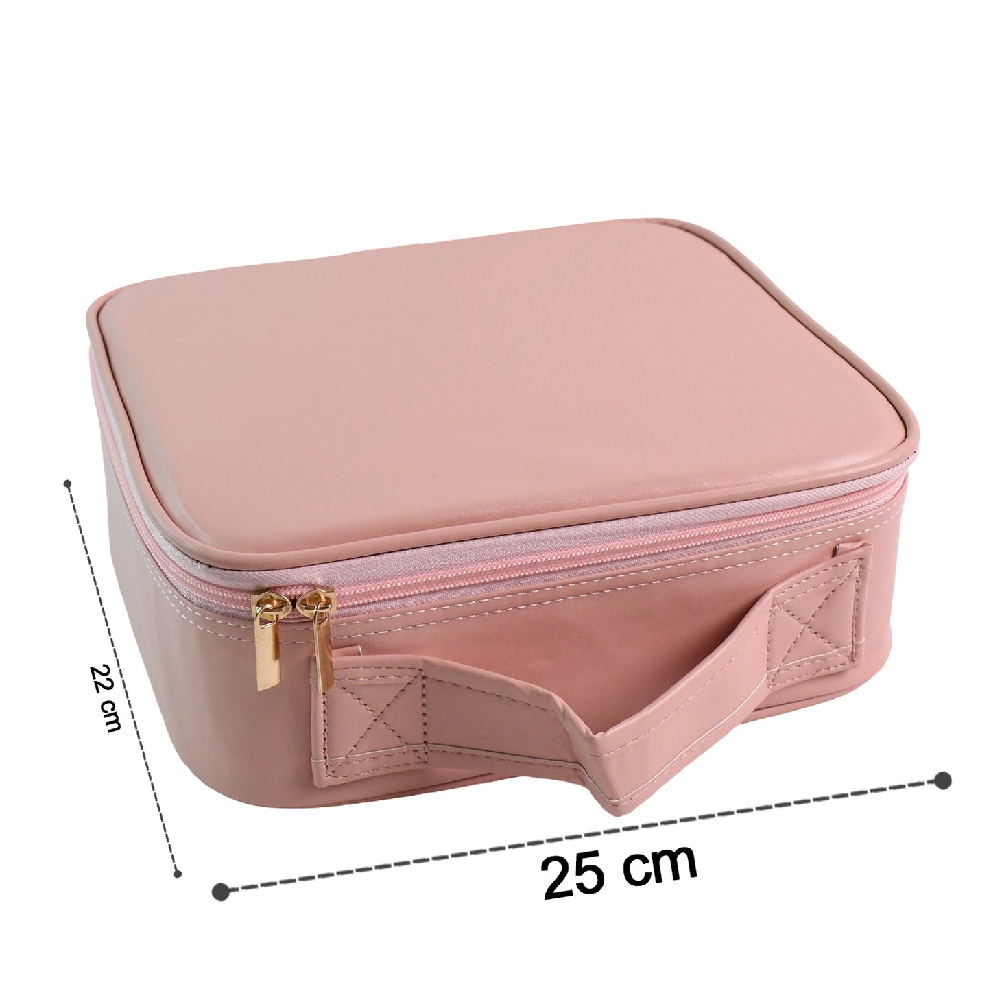 Pink Premium Led Light Makeup Organizer Box (1 Pc) - Happy Price - Image 5