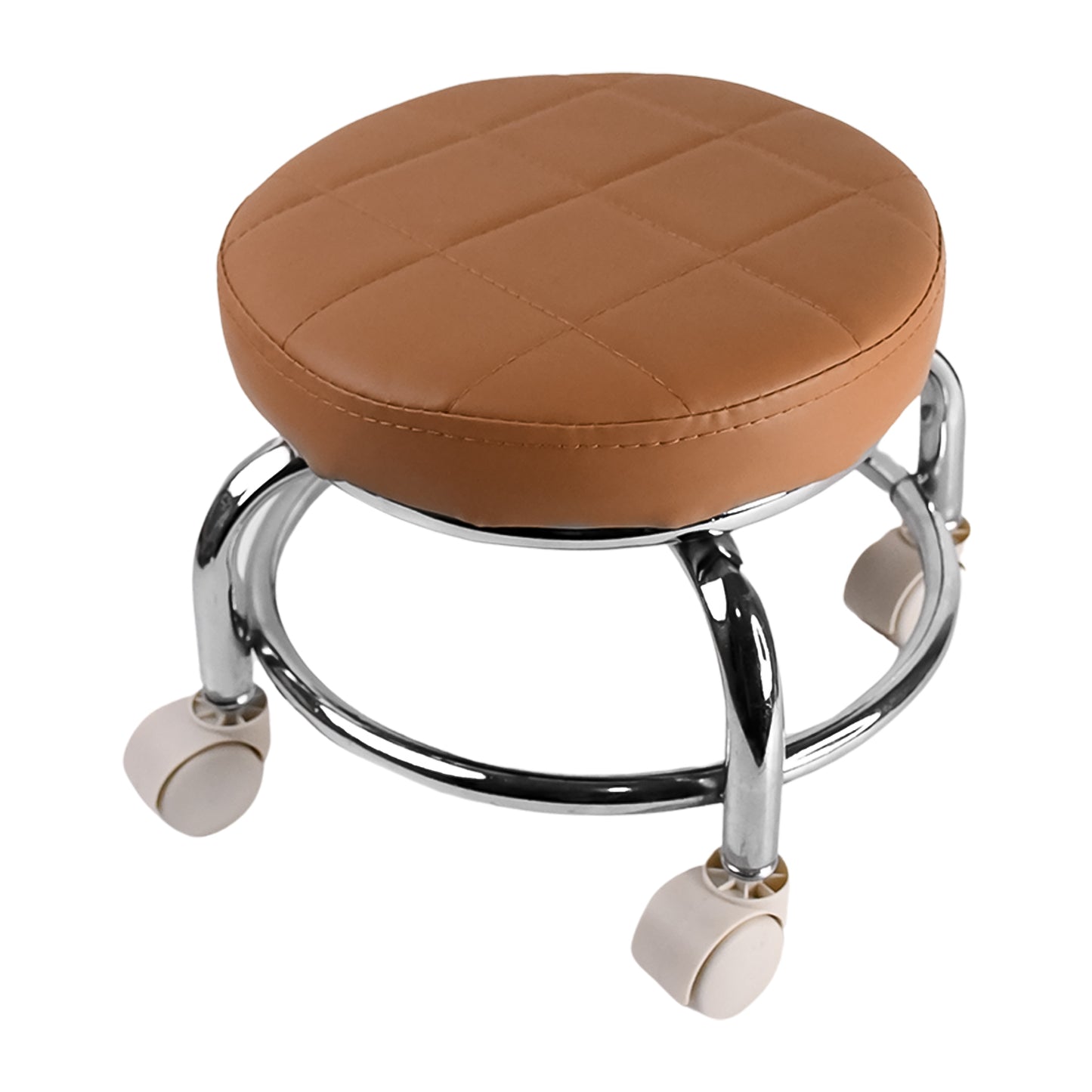 Heavy Duty Steel Rolling Stool with Wheels - 1 Pc - Happy Price - Image 4