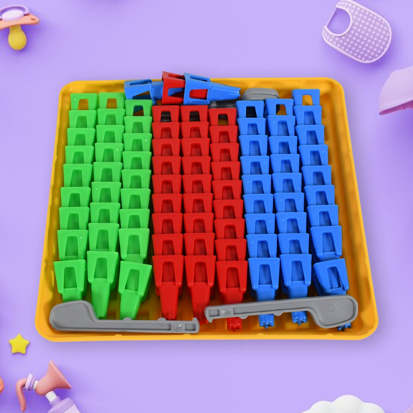 Plastic Color Crush Game Board A Puzzle Game Challenges Educational Board Games Game For Kids  Adults Birthdaygift(1 Set) - Happy Price - Image 5