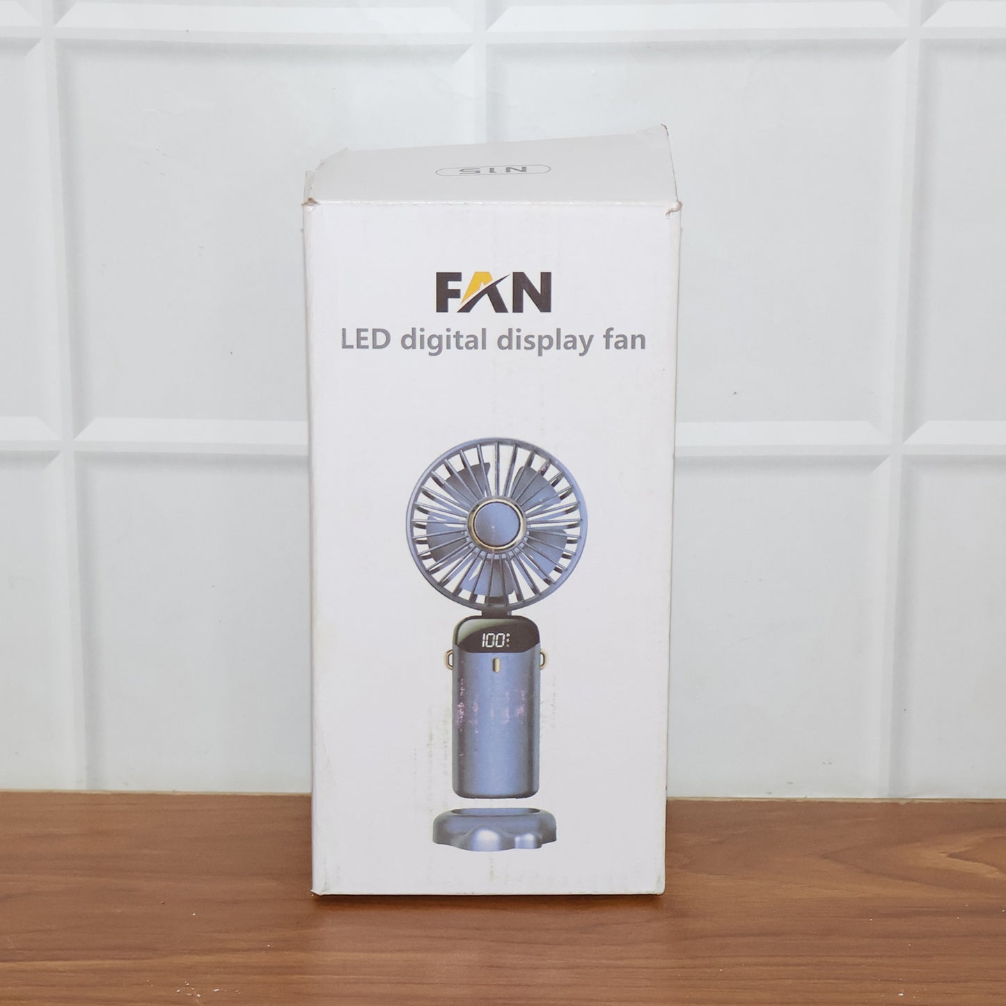 Rechargeable Portable Fan with Digital Display - USB Charging Handheld & Tabletop Cooler (1 Pc) - Happy Price - Image 7