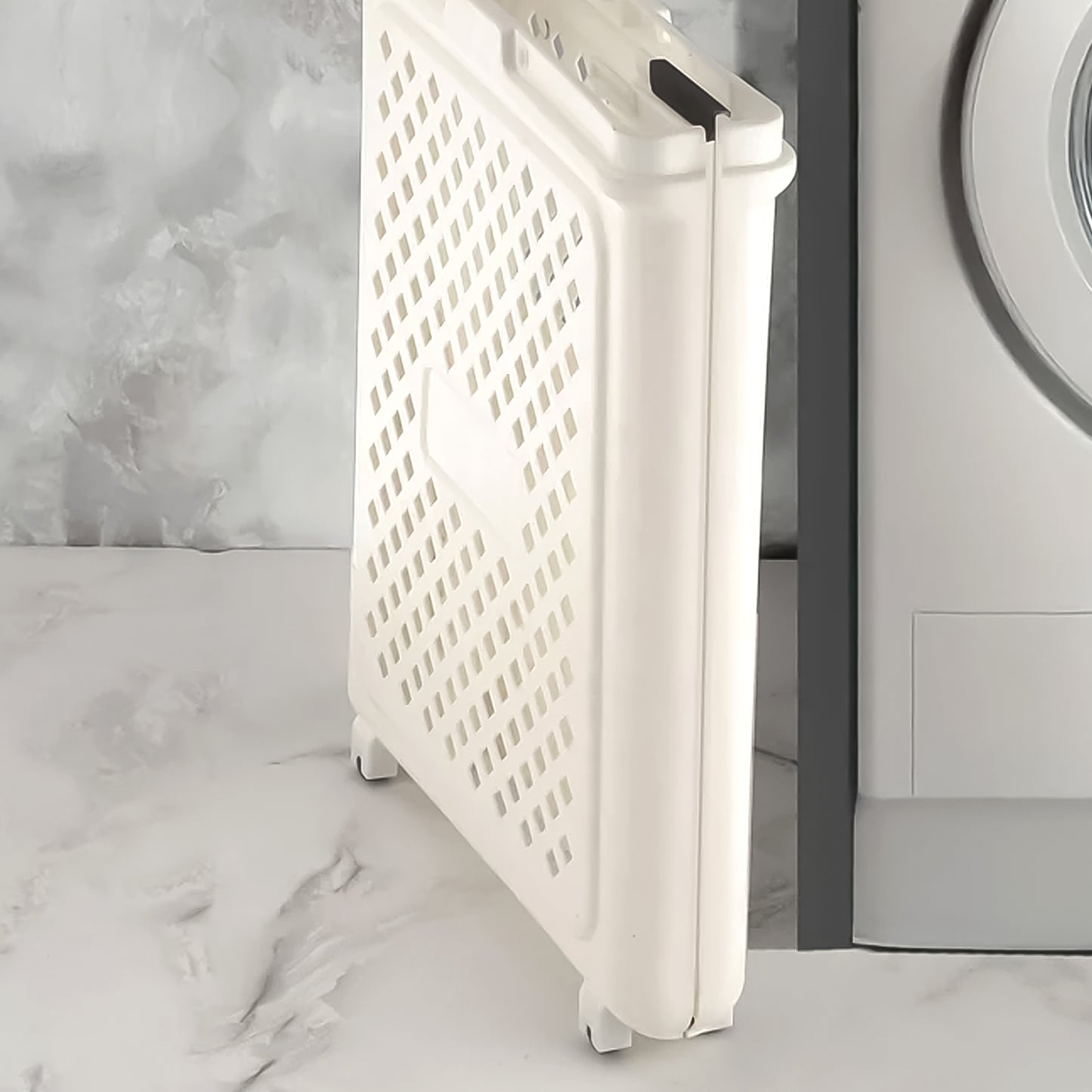 Multipurpose Foldable Laundry Basket With Wheels - Happy Price - Image 4