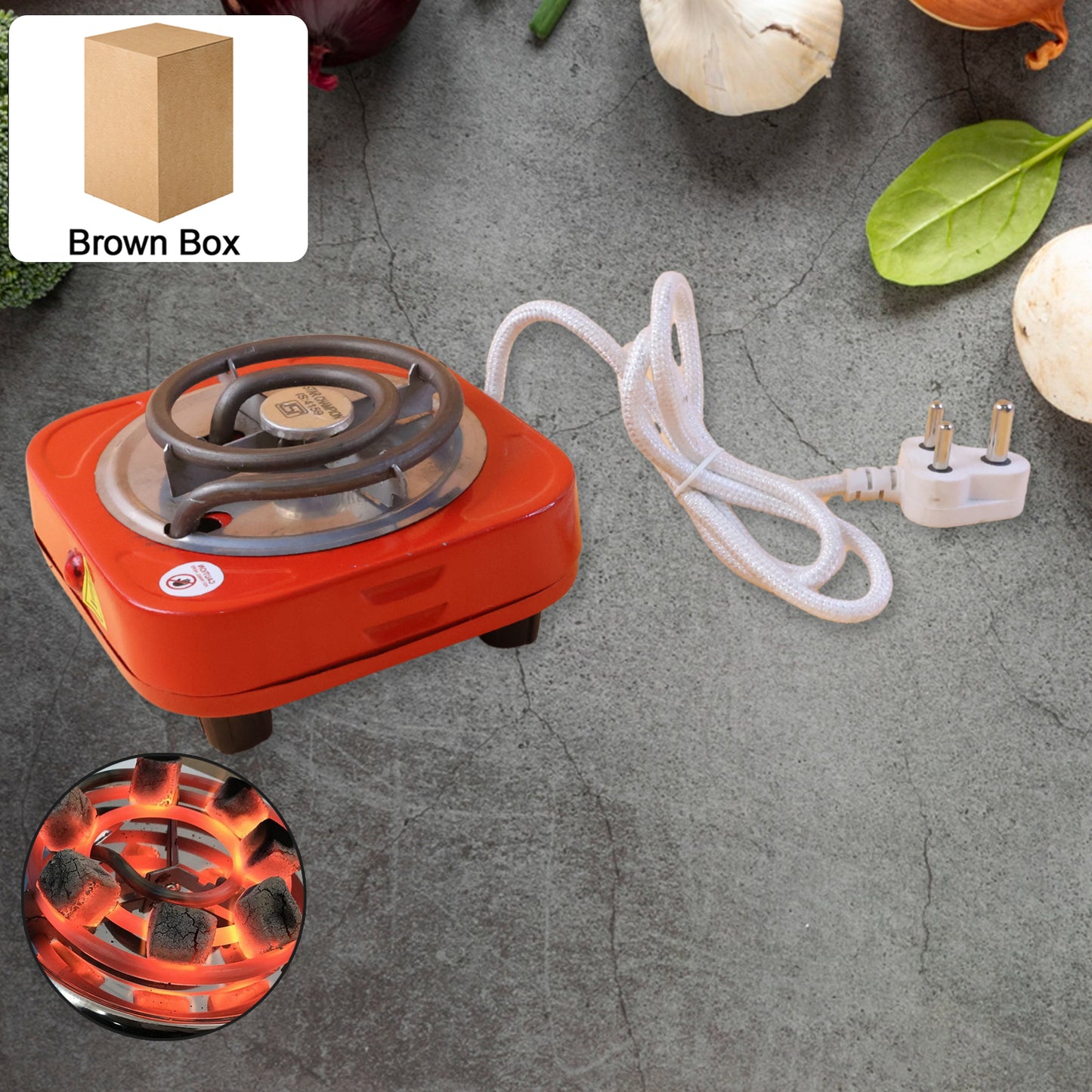 Portable Electric Single Burner Hot Plate - 1 Pc - Happy Price - Image 6